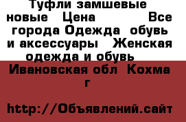 Туфли замшевые, новые › Цена ­ 1 000 - Все города Одежда, обувь и аксессуары » Женская одежда и обувь   . Ивановская обл.,Кохма г.